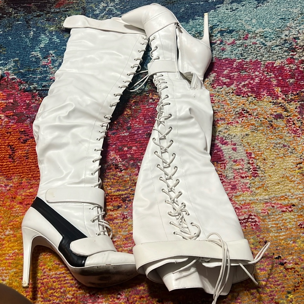 Cape Robbin Moto Thigh High Boot